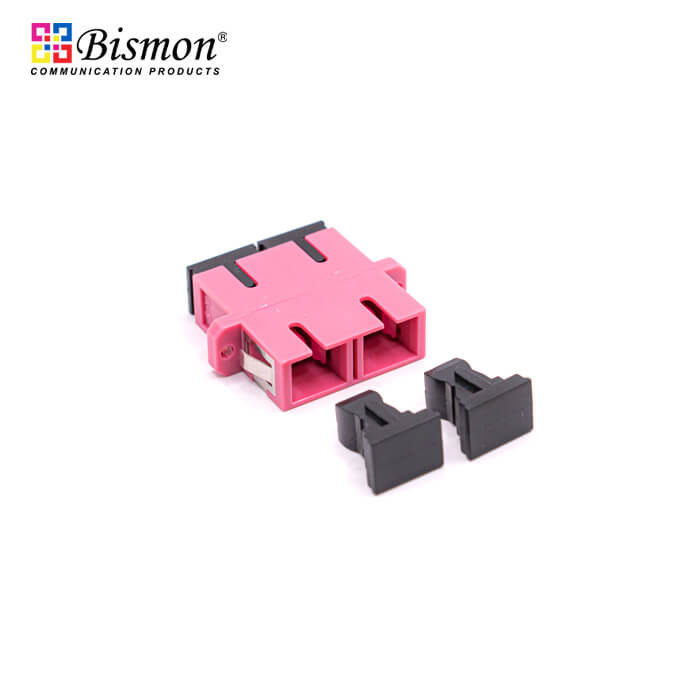 SC Adapter Duplex Multi-mode OM4 Speed 10GB, Magenta color
